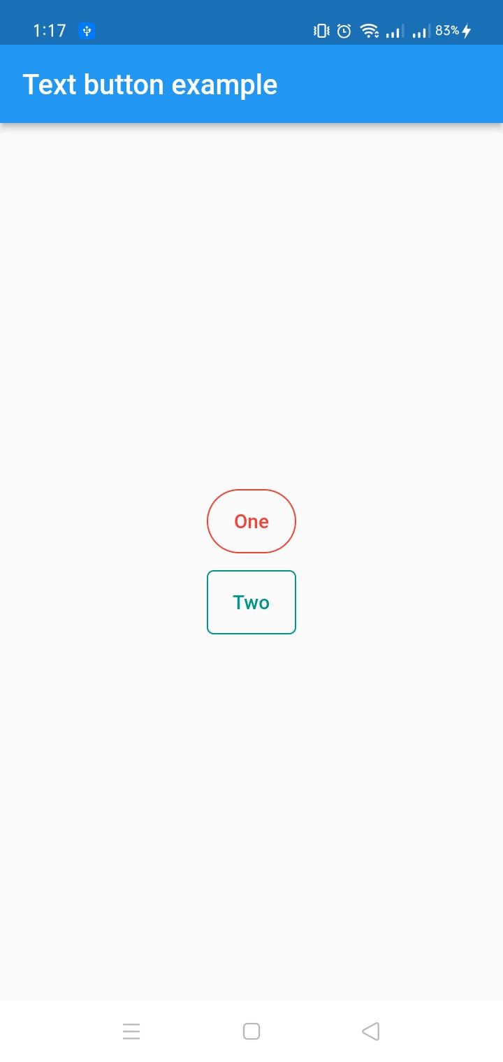 Textbutton With Rounded Corner And Circle Border In Flutter Appoverride