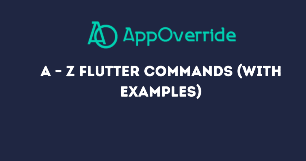 Flutter Commands